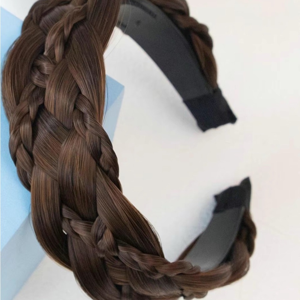 Braided Brown Headband
